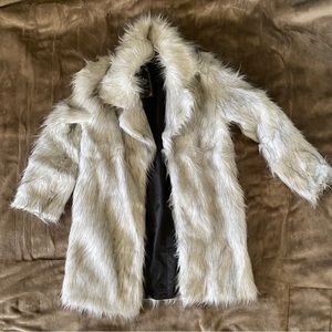 Fur Coat (used once for Halloween as Mojo Dojo Ken) size Medium Women’s